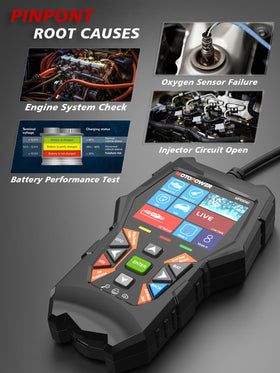 MOTOPOWER MP69040 connected under dashboard in vehicle demonstrating real-world use