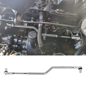 MOTOQUEEN front view of P7100 throttle linkage kit showing components and benefit reliability