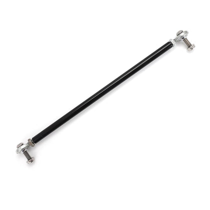 MOTOQUEEN throttle linkage front view showing full rod for easy fit verification