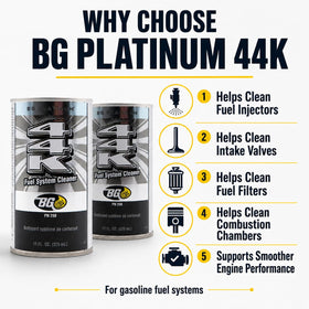 Motor God BG Platinum 44K pour demonstration showing liquid texture for easy fuel-system application benefit