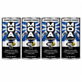Motor God BG PN 115 front packaging showing four cans and keychain, convenient protection