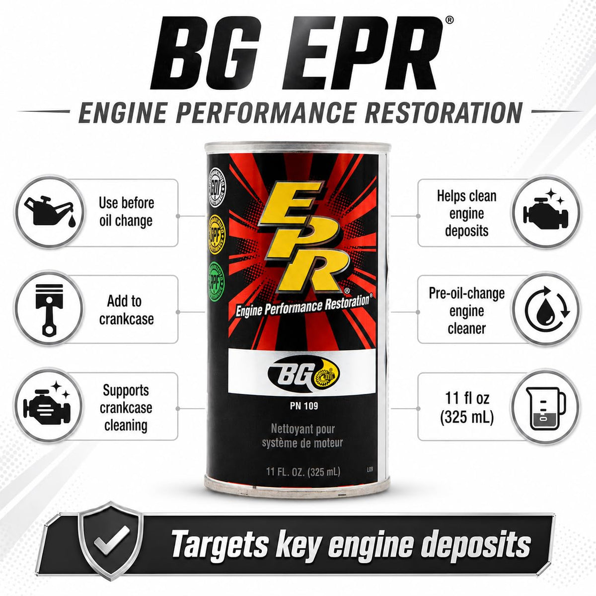 Motor God bottle positioned next to engine bay showing in-vehicle use