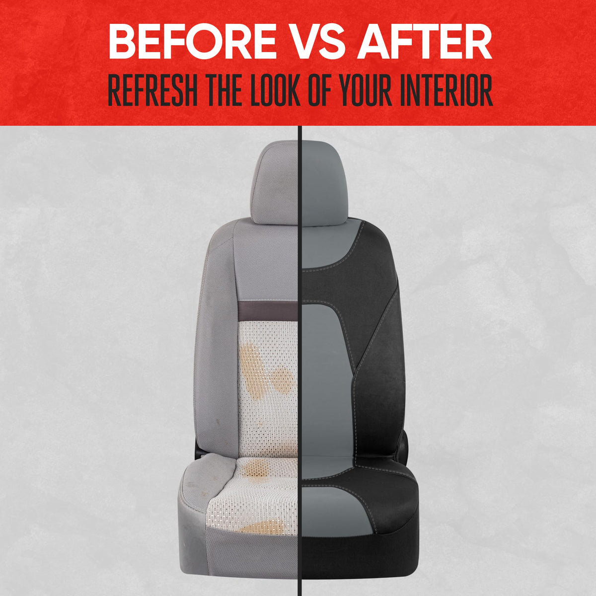 Motor Trend back-of-seat straps and anchors showing secure installation