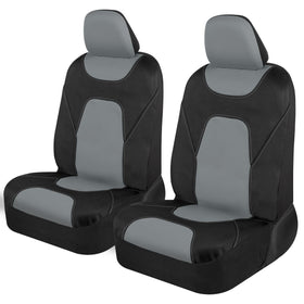 Motor Trend front view showing gray neoprene cover protecting seat and look
