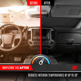 Motor Trend protecting dashboard from sun to prevent fading and cracking
