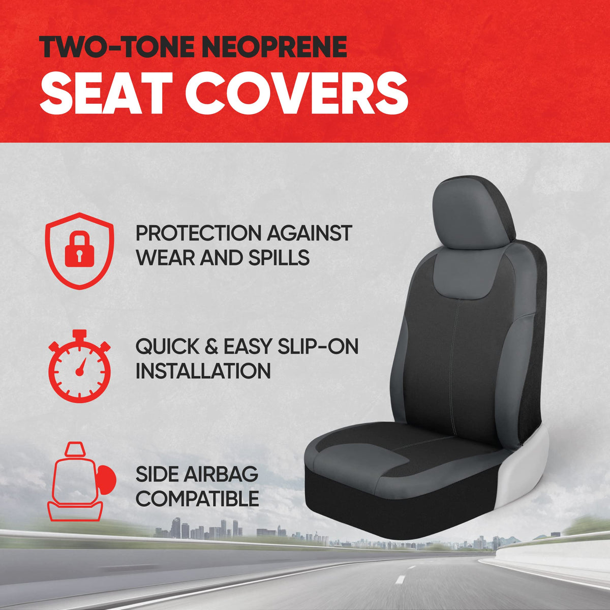 Motor Trend close-up of fabric texture, breathable comfort visible