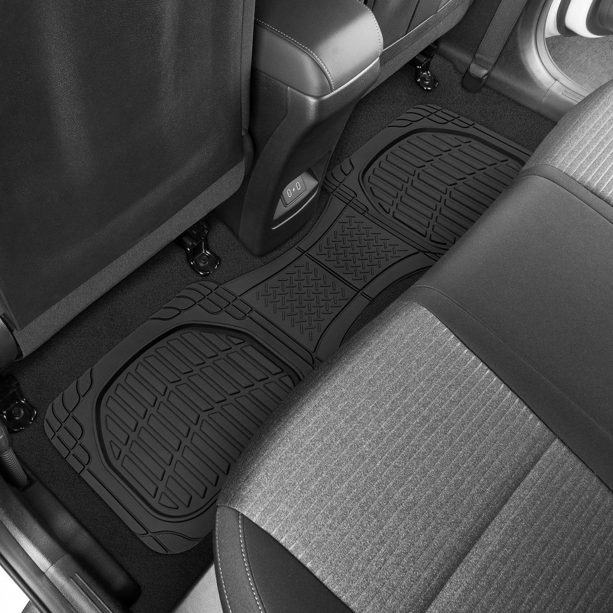 Motor Trend mat being hosed off easy-clean maintenance saves time
