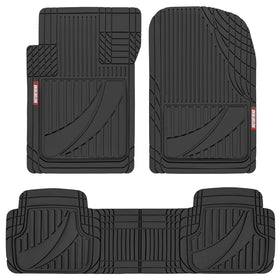 Motor Trend front mat overhead view showing fit and all-weather protection