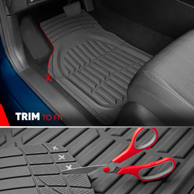 Motor Trend anti-skid nibs under mat providing secure non-slip hold