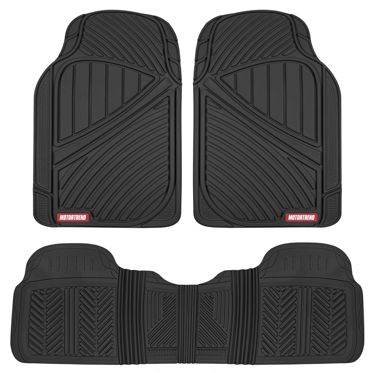 Motor Trend front driver mat showing coverage and durable protection