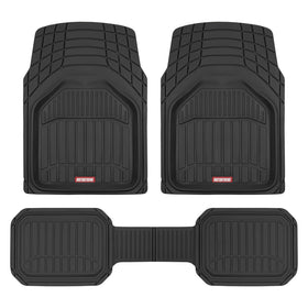 Motor Trend front mat top view showing deep-dish protection and spill containment