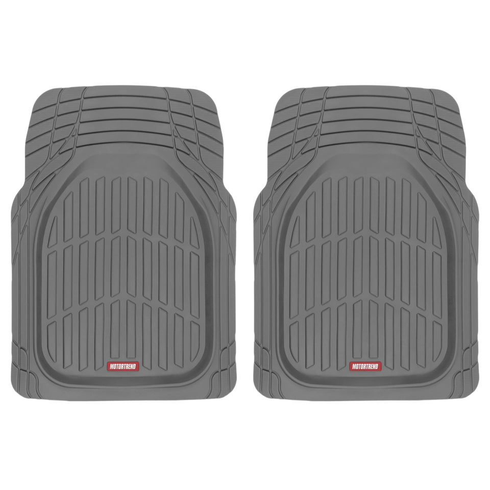 Motor Trend front packaging showing gray FlexTough mats and key benefits