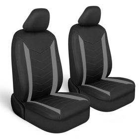 Motor Trend front seat cover front view showing sleek protection and easy install