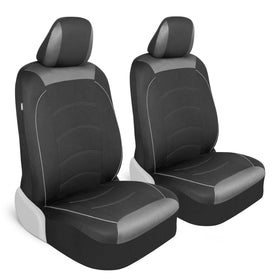 Motor Trend full front seat cover set shown installed protecting seats