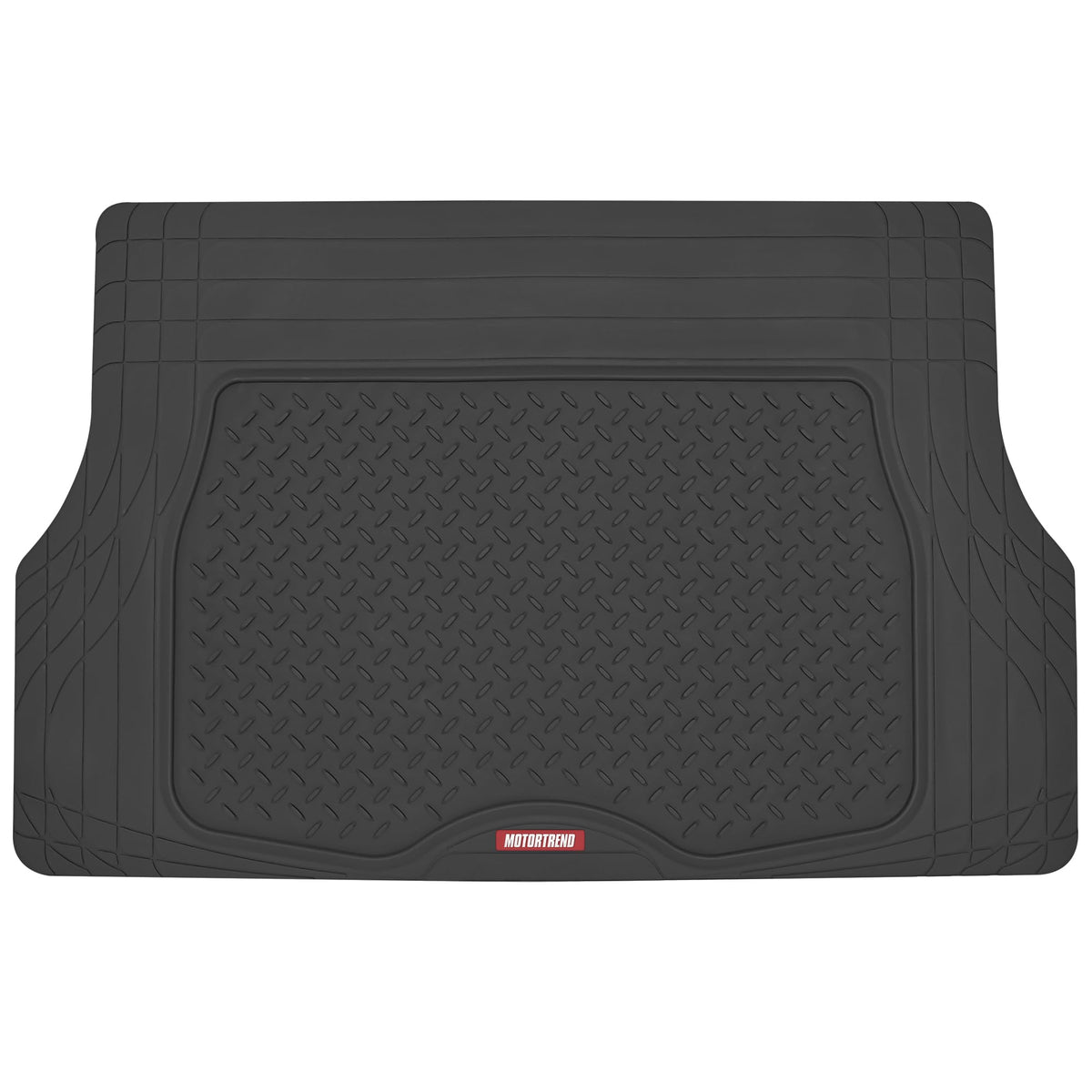 Motor Trend front view of cargo liner showing full coverage and protection