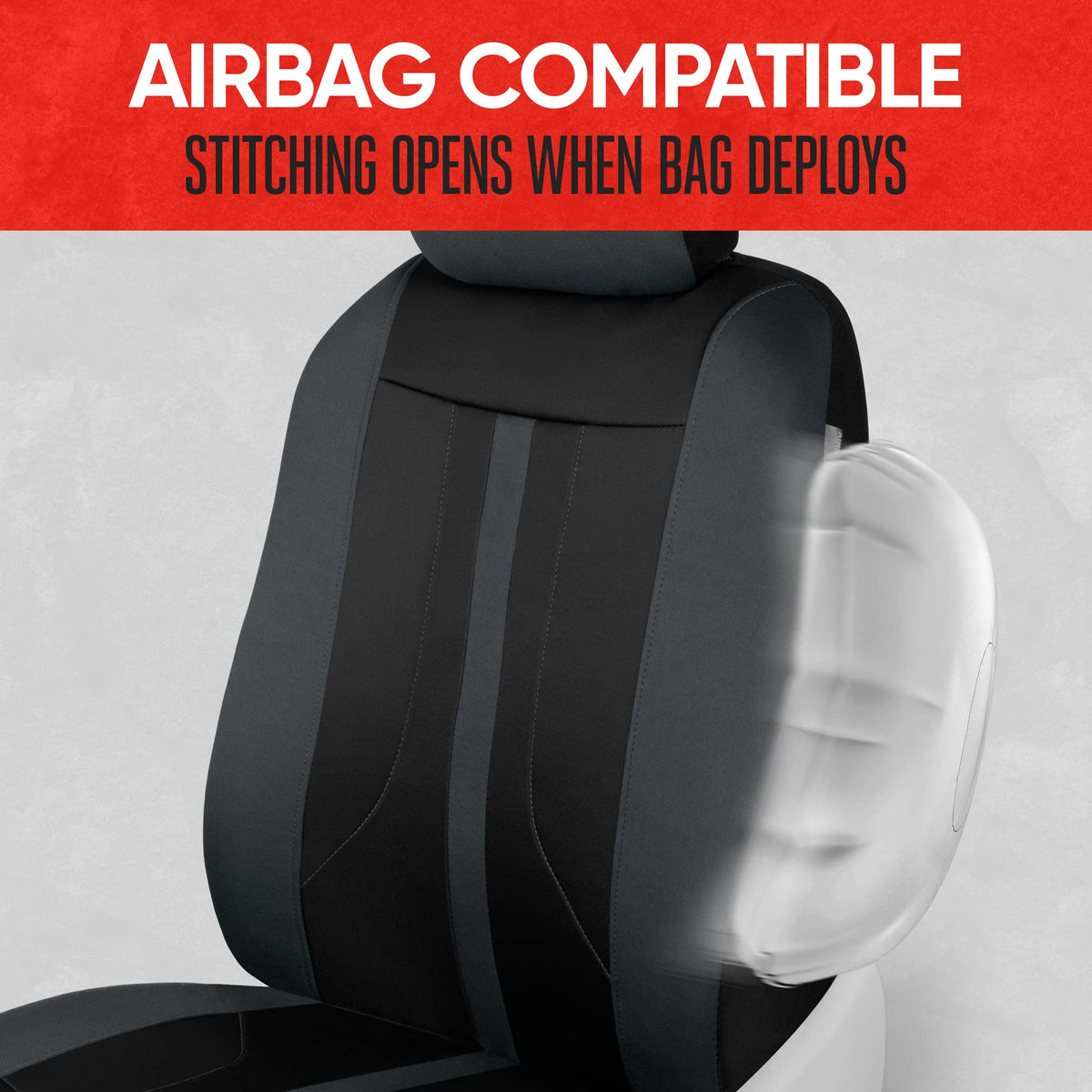 Motor Trend removable headrest compatibility for simple setup