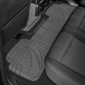 Motor Trend mat in a muddy outdoor setting showing weather defense