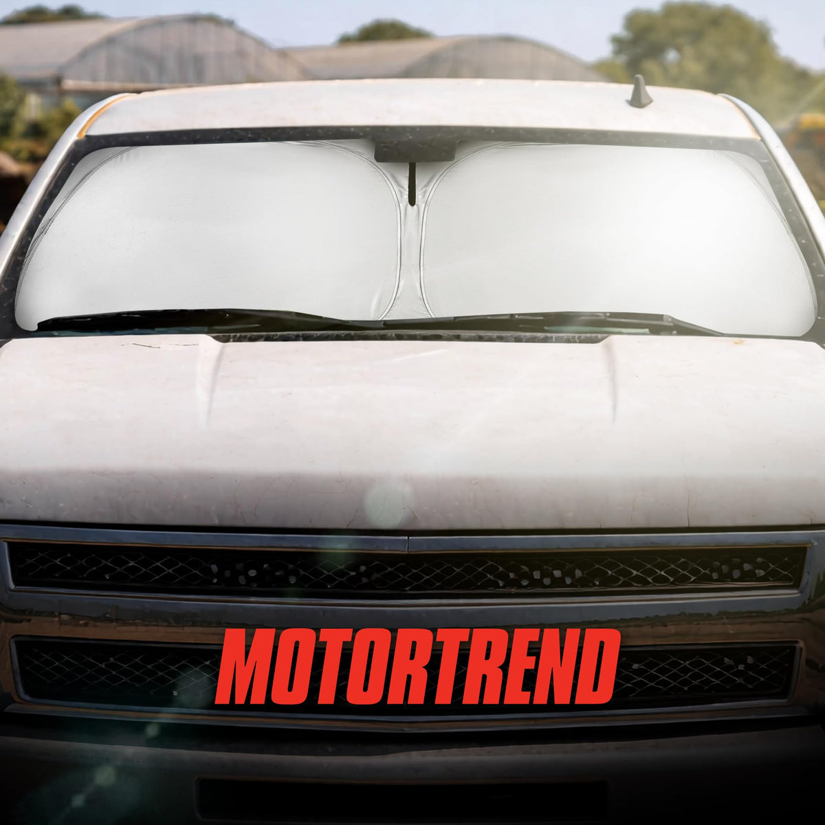 Motor Trend lifestyle shot parked outdoors prevents interior fading