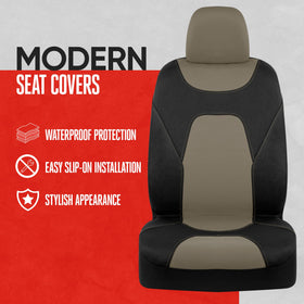 Motor Trend neoprene lining close-up showing waterproof barrier and spill protection