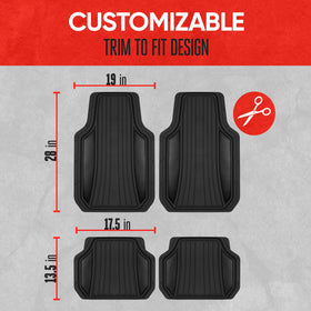 Motor Trend non slip backing view for stable, secure on‑car performance