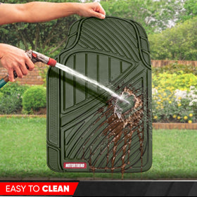 Motor Trend product label and packaging showing size and features