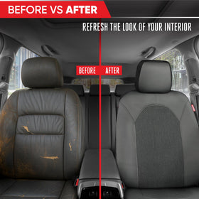 Motor Trend laid flat showing straps and tucks for adjustable, secure fit benefit