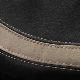 Motor Trend seat cover beside ruler showing scale for fit and sizing clarity