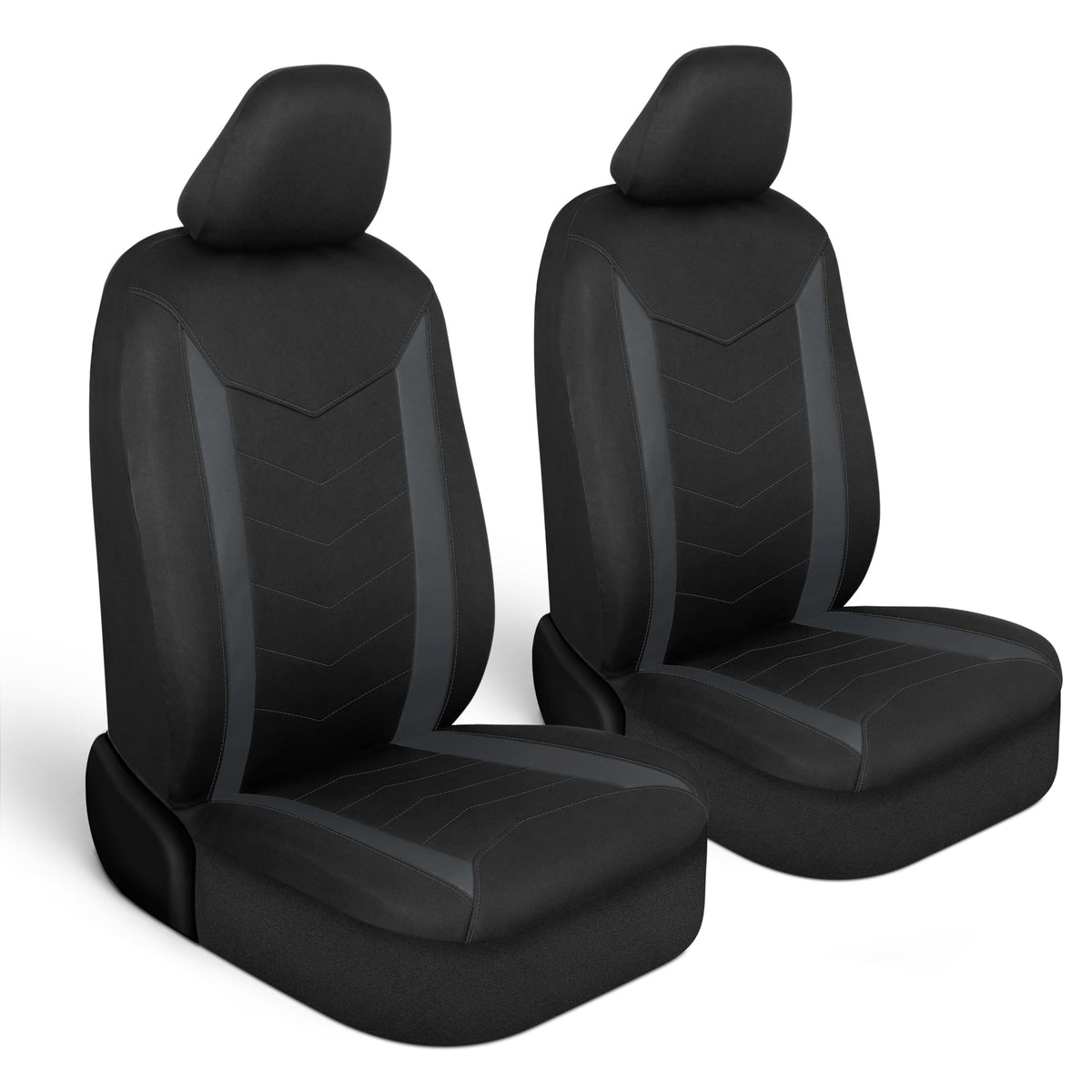 Motor Trend full front seat cover installed showing clean protection