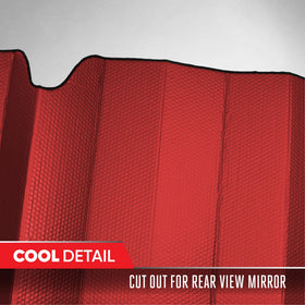 Motor Trend tapered edge detail delivering a snug windshield fit