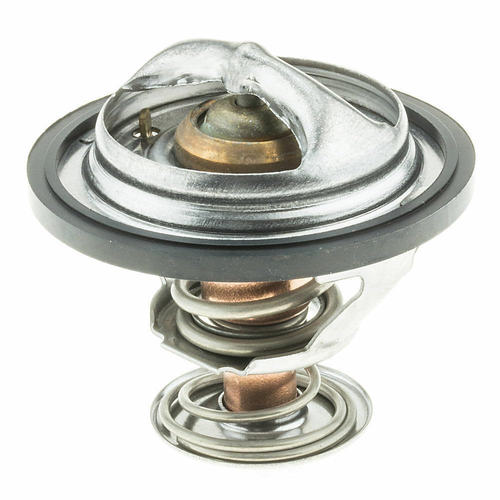 MotoRad 307-160 front view showing thermostat face and fitment, ensures correct OEM replacement