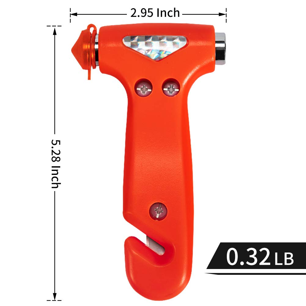 MOTORBUDDY close-up hardened steel impact point for reliable window breaking