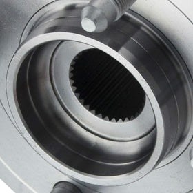 MotorbyMotor hub next to ruler scale showing precise dimensions