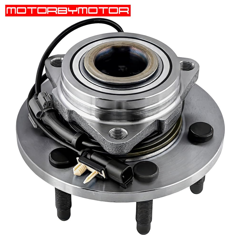 MotorbyMotor close-up of hub flange and six lugs for secure wheel mounting