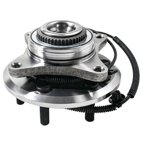 MotorbyMotor hub installed on F-150 spindle showing professional fitment benefit
