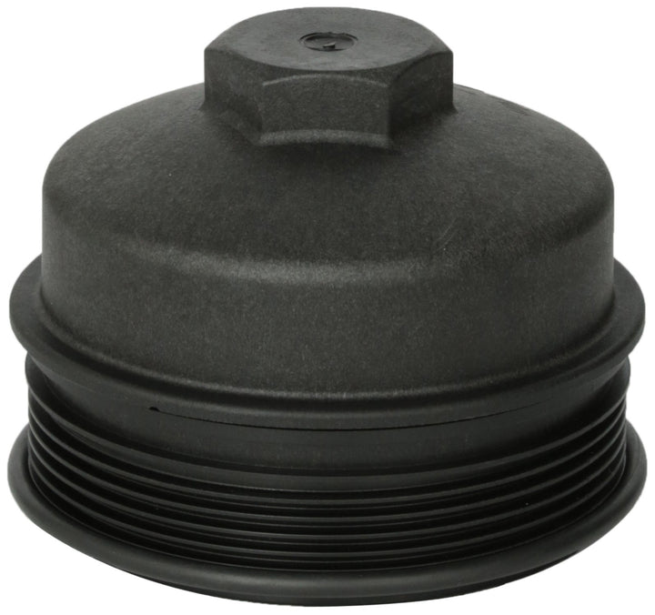 Motorcraft EC781 oil cap front view showing fit and leak protection