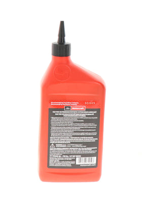 Motorcraft rear axle oil close-up texture showing smooth film protection