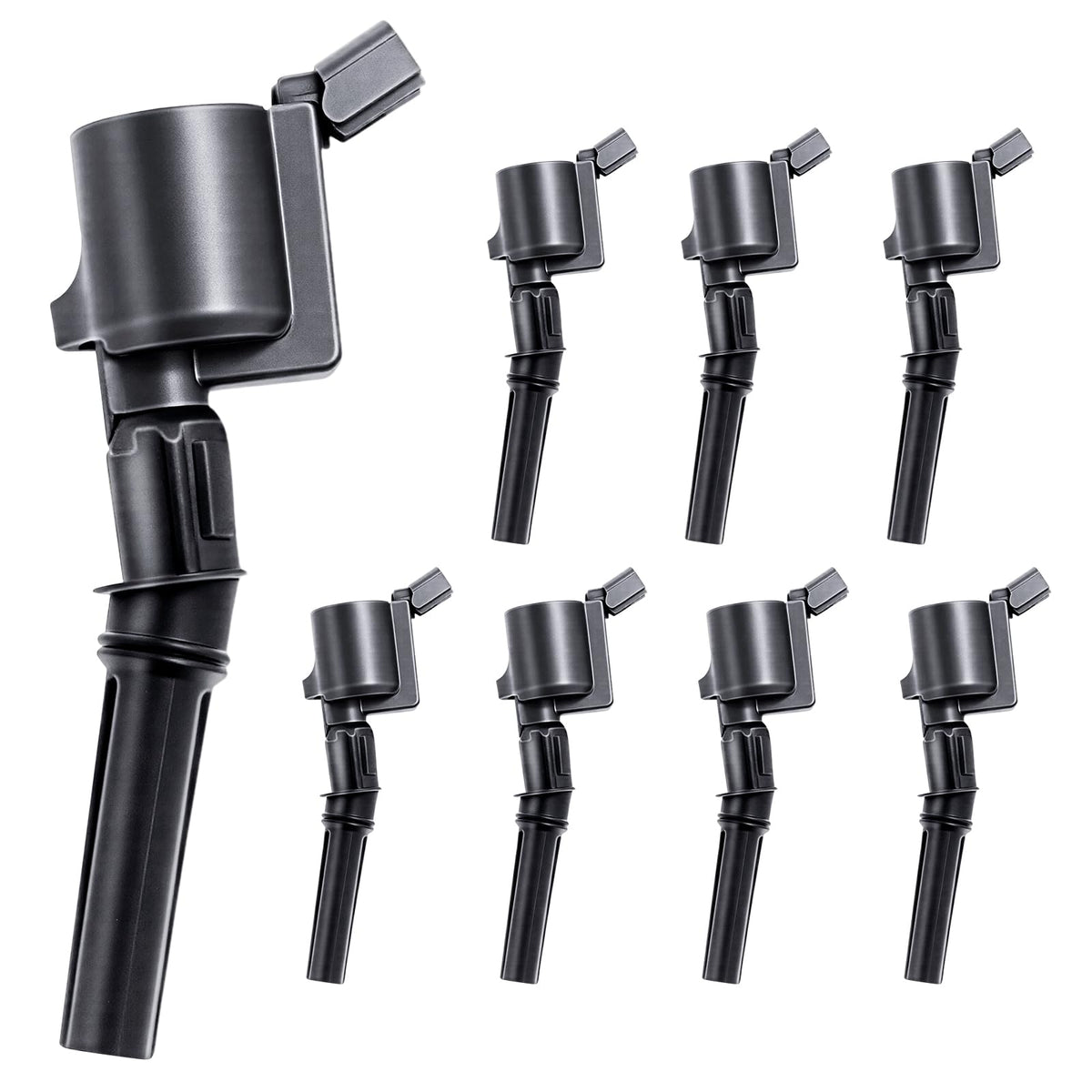 Motorevo ignition coil front view showing compact form and reliable fit