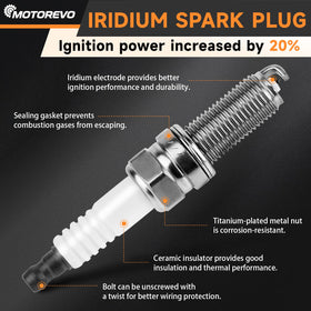Motorevo ignition coil installed in Honda Accord engine bay for direct fit