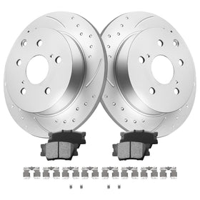 Motorevo rear rotor front view showing clean face and fitment benefit