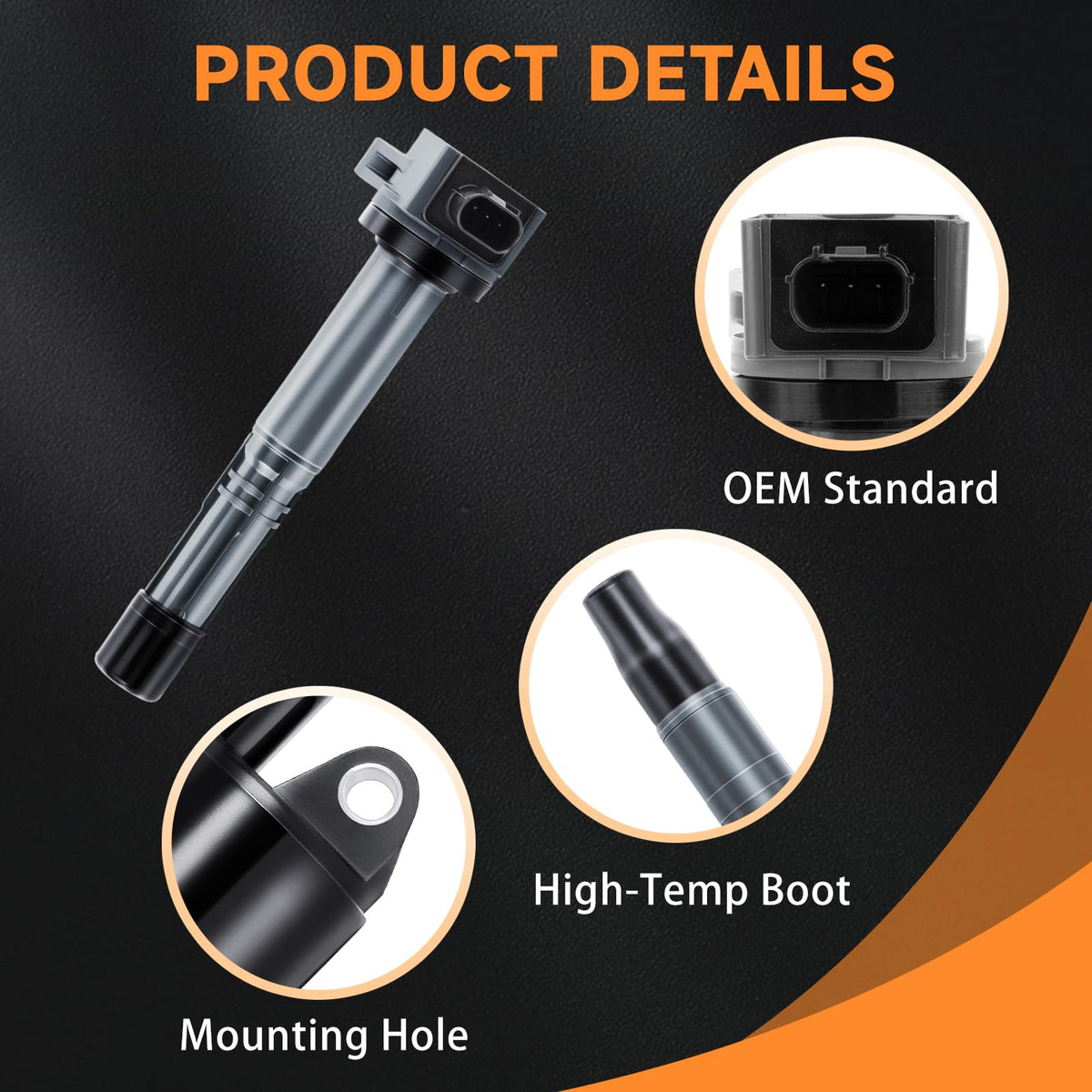 Motorevo spark plug ceramic insulator detail for heat resistance benefit