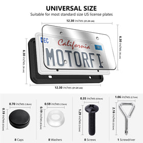 MotorFi clear polycarbonate cover detail showing plate protection and clarity