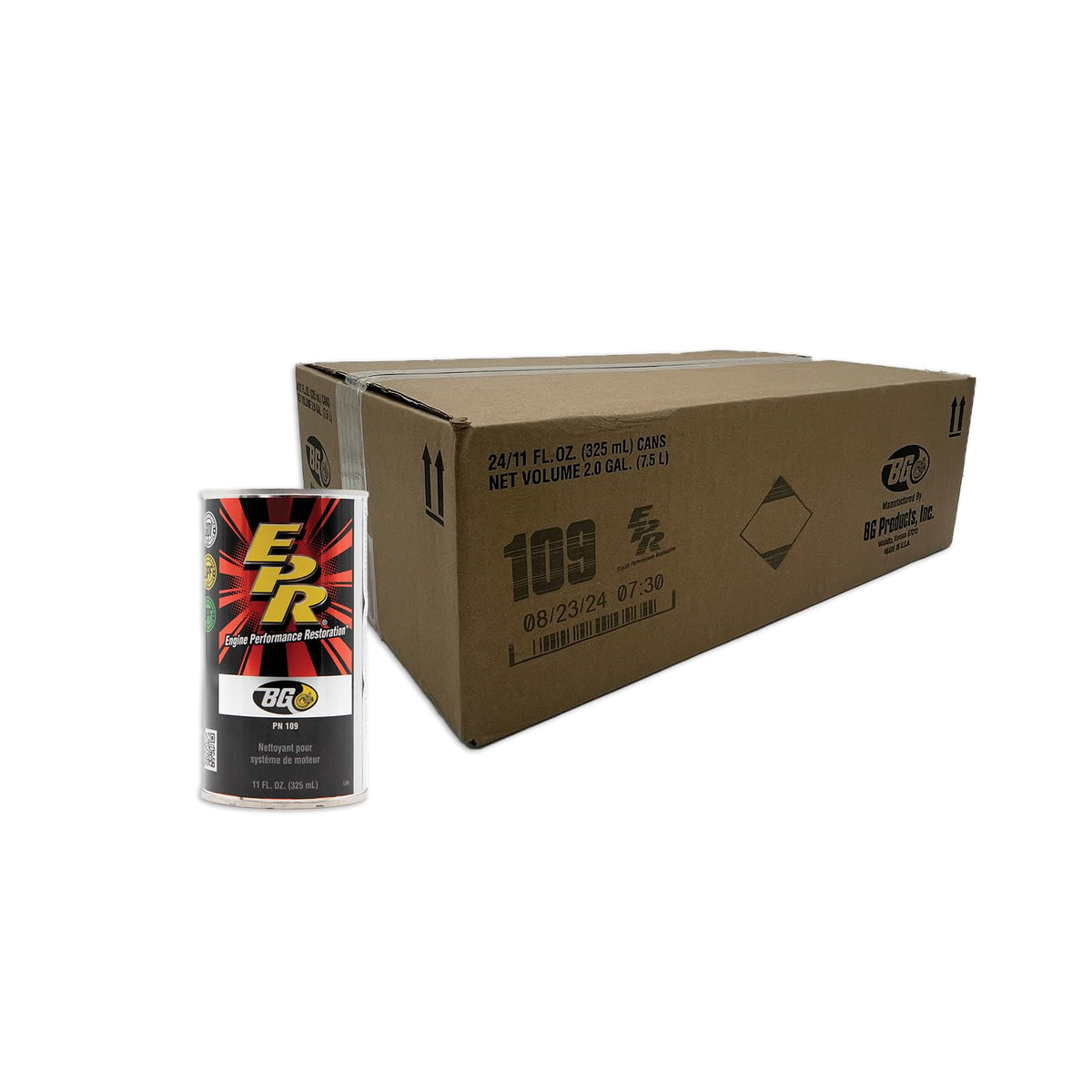 Motor God BG EPR 109 pouring into engine oil demonstrating easier deposit removal