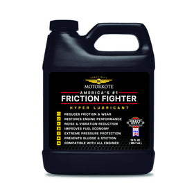 Motorkote front label showing product name and benefits for quick identification