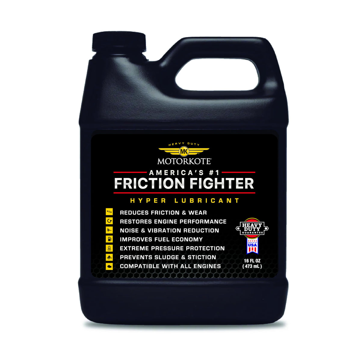 Motorkote front packaging 16 oz bottle showing product benefit of protection