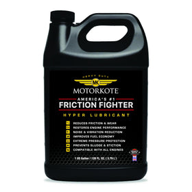 Motorkote one-gallon front label showing product benefits and clear branding