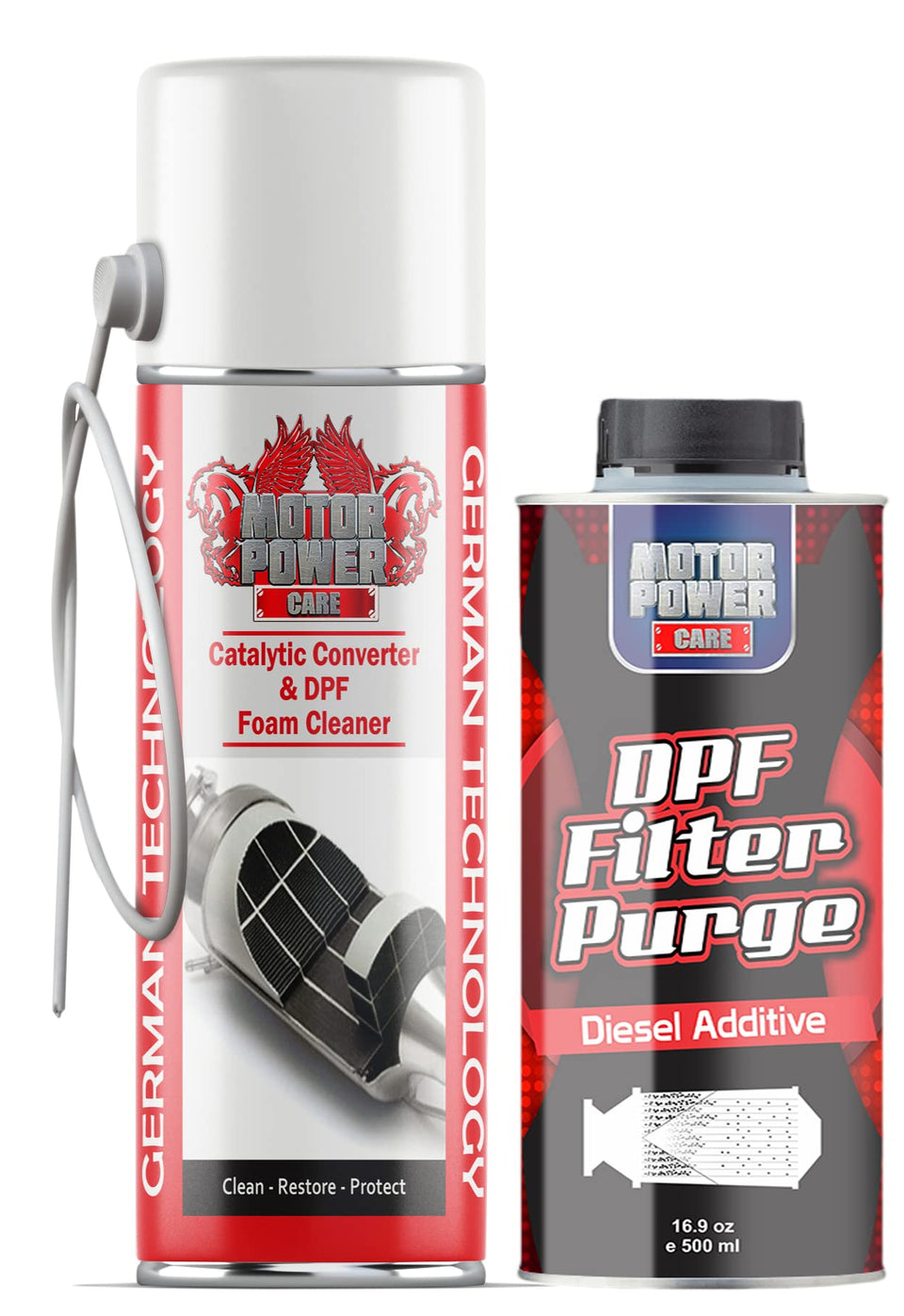 MotorPower Care front packaging showing kit and benefits