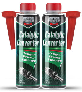 MotorPower Care front packaging showing product benefits and two 8.45 fl oz bottles