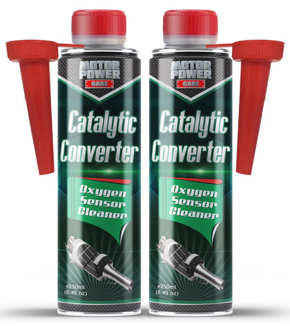 MotorPower Care front packaging showing product benefits and two 8.45 fl oz bottles