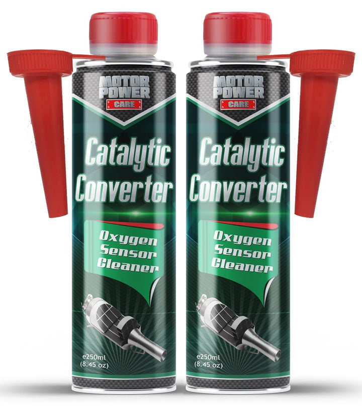 MotorPower Care front packaging showing product benefits and two 8.45 fl oz bottles