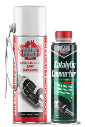 MotorPower Care kit front packaging showing complete cleaning system and clear benefit